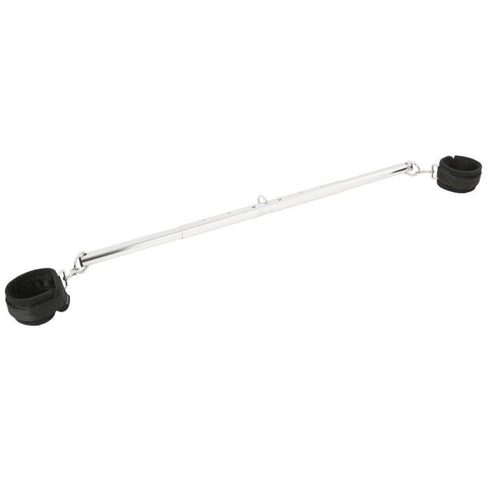 Expand Spreader Bar & Cuffs Set Aluminum Silver - SexToy.com