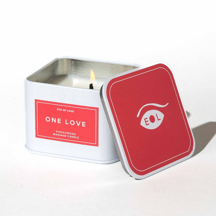 Eye of Love Pheromone Massage Candle 150ml – One Love (F to M) - SexToy.com