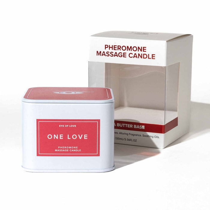 Eye of Love Pheromone Massage Candle 150ml – One Love (F to M) - SexToy.com