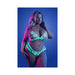 Fantasy Lingerie Glow Night Vision Glow-in-the-dark Lace Bralette & Panty White Queen Size - SexToy.com