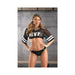 Fantasy Lingerie Play Real MVP Cropped Jersey Top & Lace Up Panty Costume - SexToy.com