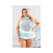 Fantasy Lingerie Play Stay Frosty Teddy, Skirt, Pasties & Headband - SexToy.com