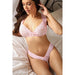 Fantasy Lingerie Vixen Sweetest Thing Lace Bralette & Pearl G - string Panty Pink L/XL - SexToy.com