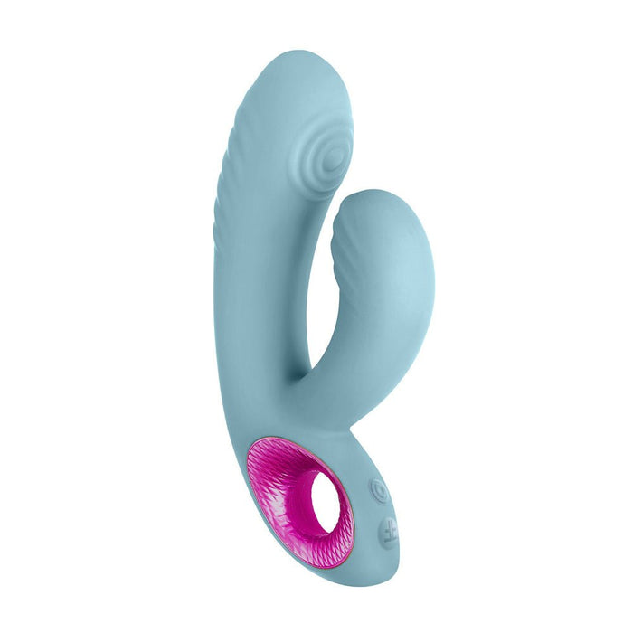 Femme Funn Cora Thumping Rabbit - Light Blue - SexToy.com