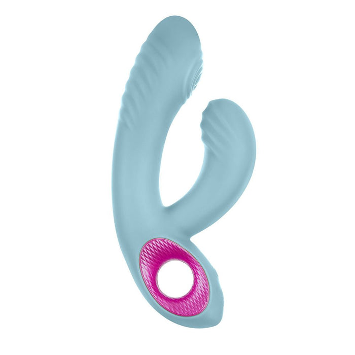 Femme Funn Cora Thumping Rabbit - Light Blue - SexToy.com