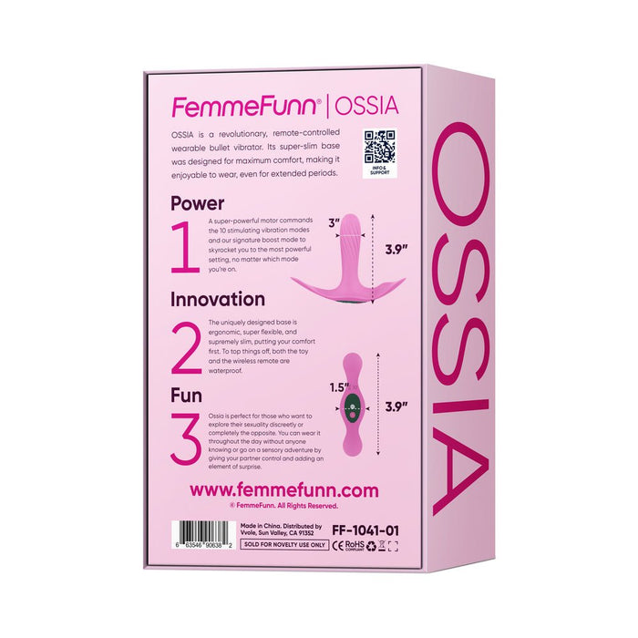 Femme Funn Ossia Wearable Vibrator - Pink - SexToy.com