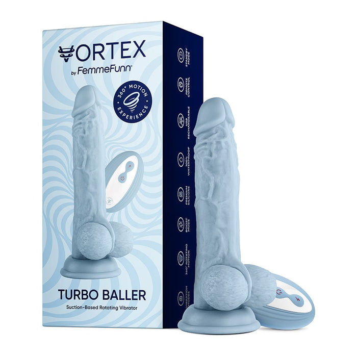 Femme Funn Turbo Baller 2.0 - Light Blue - SexToy.com