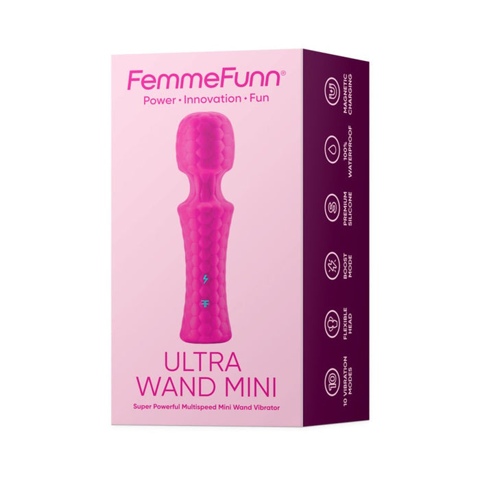 Femmefunn Ultra Wand Mini Pink - SexToy.com