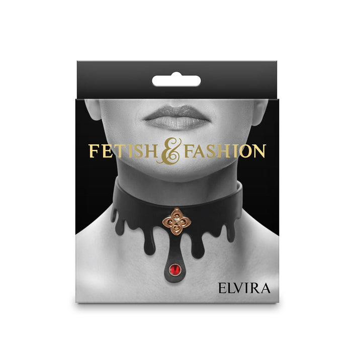 Fetish & Fashion Elvira Collar Black - SexToy.com