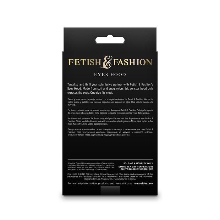 Fetish & Fashion Eyes Hood Black - SexToy.com