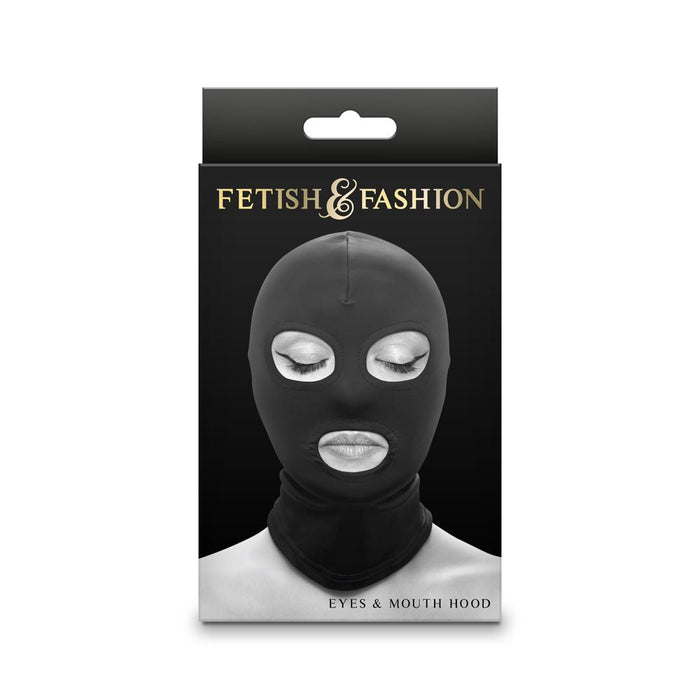 Fetish & Fashion Eyes&mouth Hood Black - SexToy.com