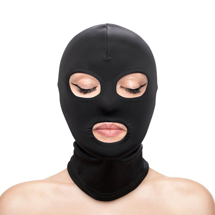 Fetish & Fashion Eyes&mouth Hood Black - SexToy.com