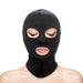 Fetish & Fashion Eyes&mouth Hood Black - SexToy.com