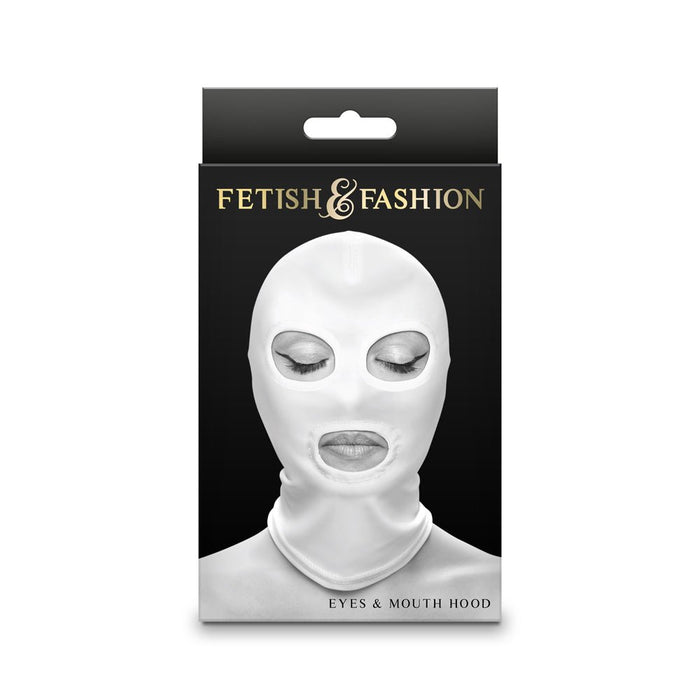 Fetish & Fashion Eyes&mouth Hood White - SexToy.com