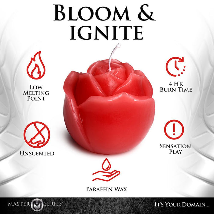 Flaming Rose Drip Candle - SexToy.com