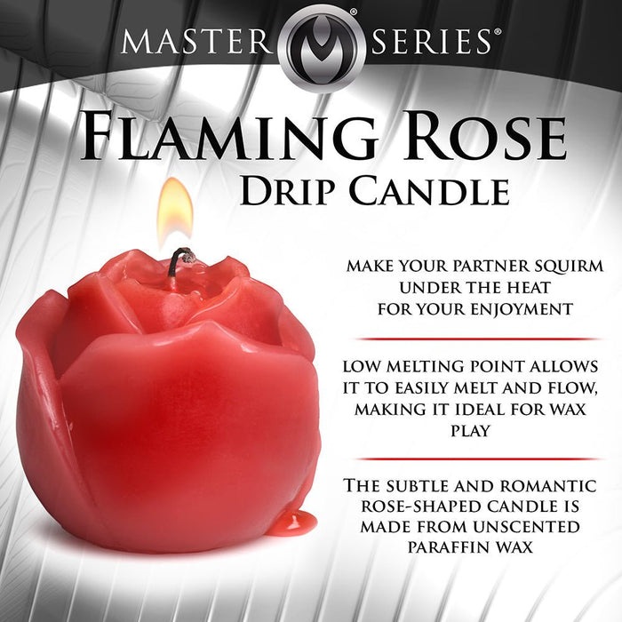 Flaming Rose Drip Candle - SexToy.com