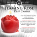 Flaming Rose Drip Candle - SexToy.com