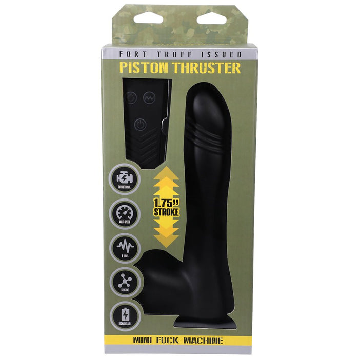 Fort Troff Piston Thruster Mini Fuck Machine Rechargeable Remote - controlled Silicone 8.5 In. Thrusti - SexToy.com