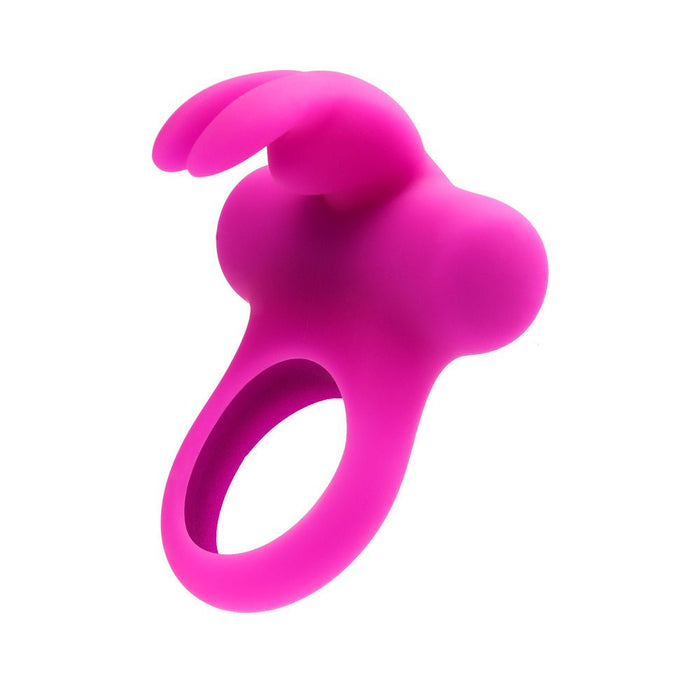 Frisky Bunny Rechargeable Vibrating Ring - SexToy.com