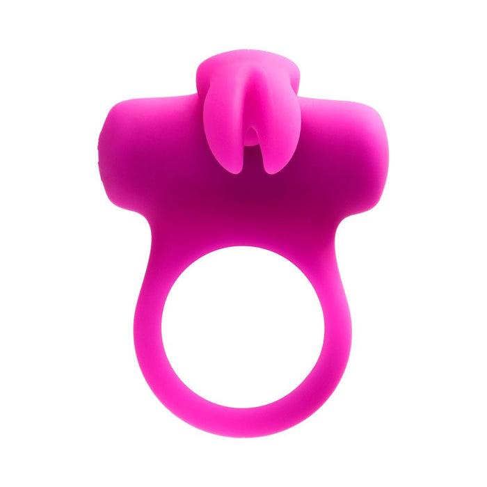 Frisky Bunny Rechargeable Vibrating Ring - SexToy.com