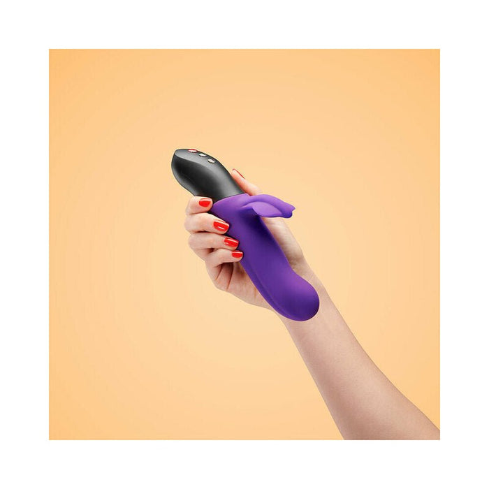 Fun Factory Bi Stronic Fusion Thrusting Vibrator Purple - SexToy.com