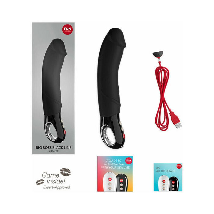 Fun Factory Black Line Big Boss Realistic Vibrator - SexToy.com