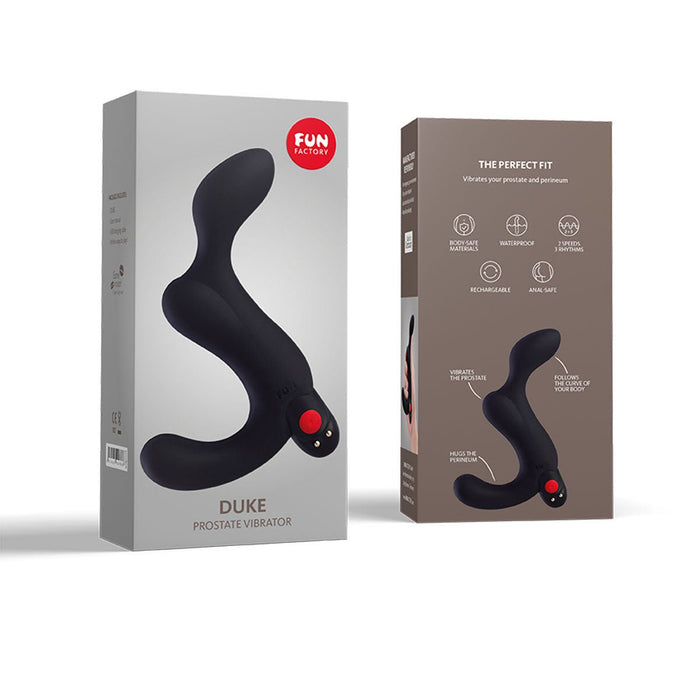 Fun Factory Duke Prostate Vibrator Black - SexToy.com