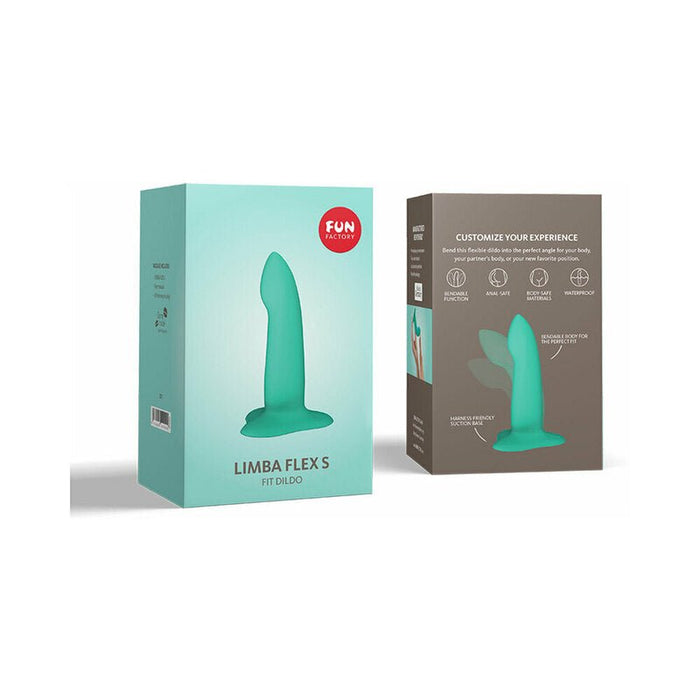 Fun Factory Limba Flex Dildo - Small Caribbean Blue - SexToy.com