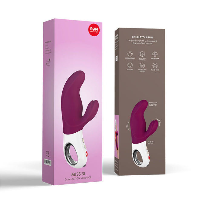 Fun Factory Miss Bi Rabbit - Grape - SexToy.com