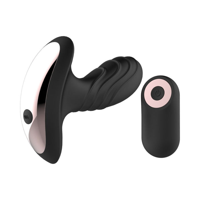 Gender Fluid Buzz Anal Vibe With Remote Silicone Black - SexToy.com