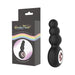 Gender Fluid Quiver Anal Ring Bead Vibe Silicone Black - SexToy.com