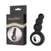 Gender Fluid Quiver Anal Ring Bead Vibe Silicone Black - SexToy.com