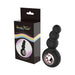 Gender Fluid Quiver Anal Ring Bead Vibe Silicone Black - SexToy.com