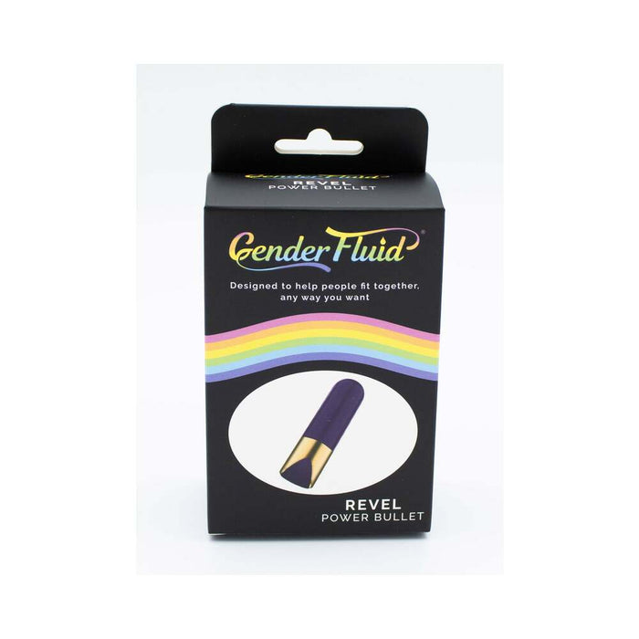 Gender Fluid Revel Power Bullet Purple - SexToy.com