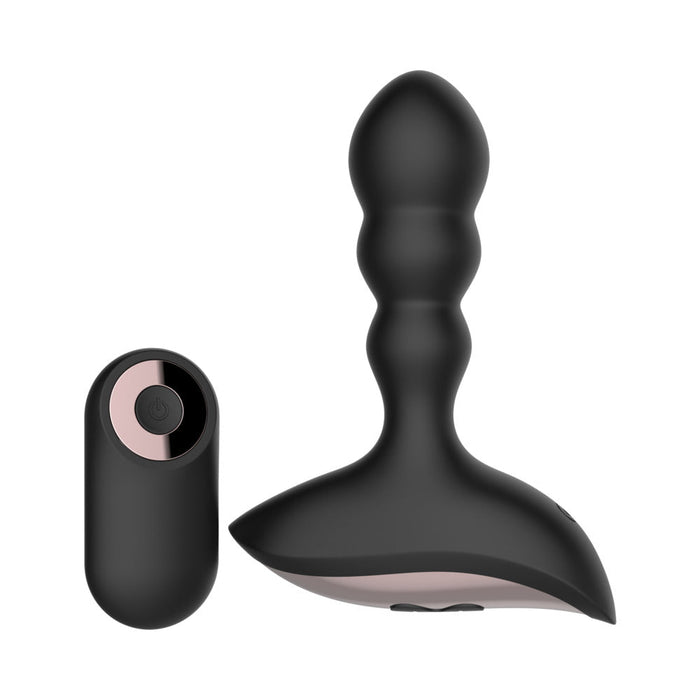 Gender Fluid Shake Anal Vibe With Remote Silicone Black - SexToy.com