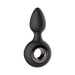 Gender Fluid Tremor Ring Plug Anal Vibe Silicone Black - SexToy.com