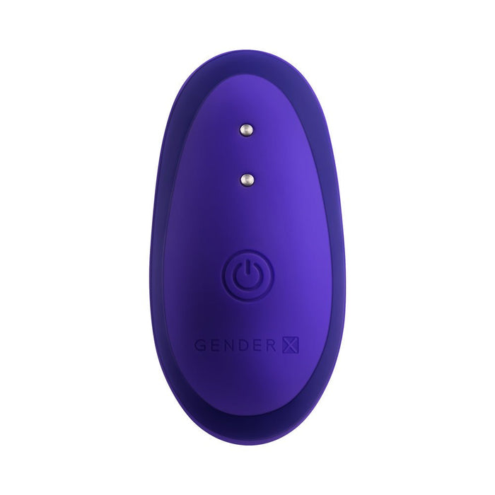 Gender X Anybody's Plug Rechargeable Plug Silicone Purple - SexToy.com