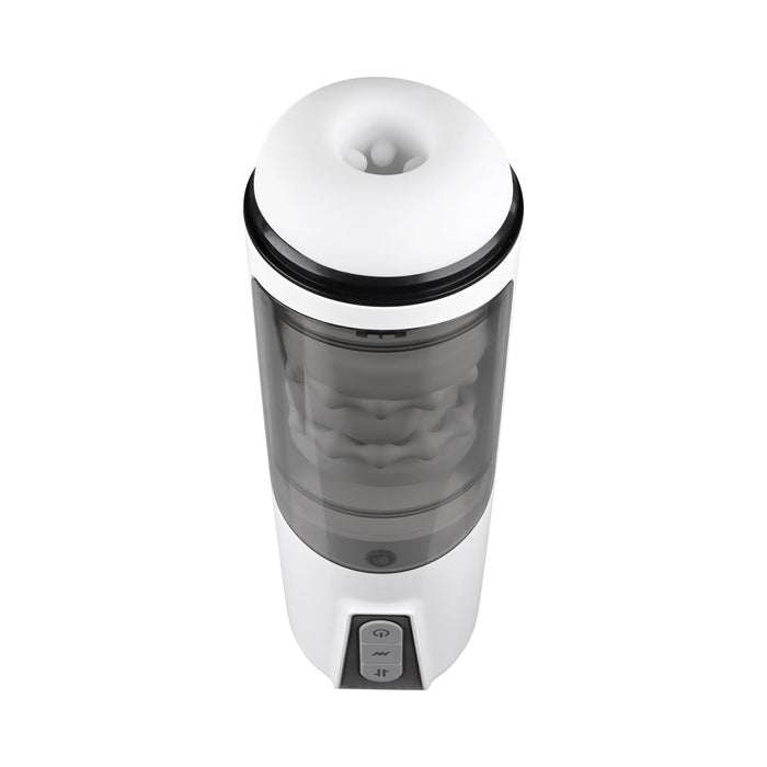 Gender X Get Your Stroke On Rechargeable Stroker Tpe White - SexToy.com