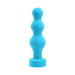 Gender X Plugged Up Rechargeable Silicone Vibrating Beaded Plug Teal - SexToy.com