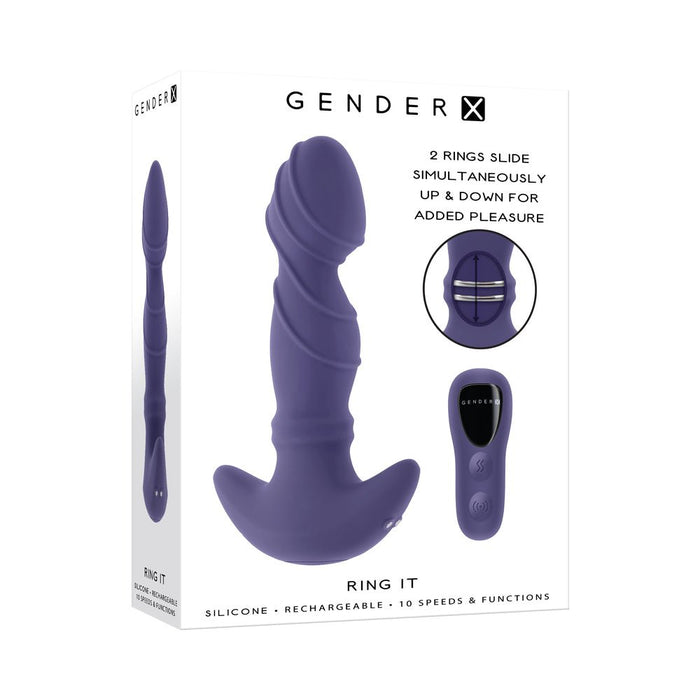 Gender X Ring It Purple - SexToy.com