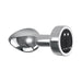 Gender X Rockin' Metal Plug Mini Rechargeable Vibrating Anal Plug Aluminum Silver - SexToy.com