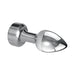 Gender X Rockin' Metal Plug Mini Rechargeable Vibrating Anal Plug Aluminum Silver - SexToy.com