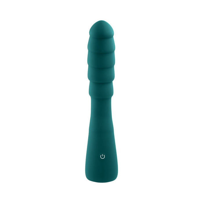 Gender X Scorpion Rechargeable Silicone Vibrator Teal - SexToy.com