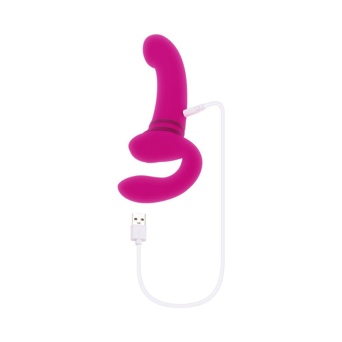 Gender X Sharing Is Caring Rechargeable Silicone Dual - ended Vibrator Pink - SexToy.com