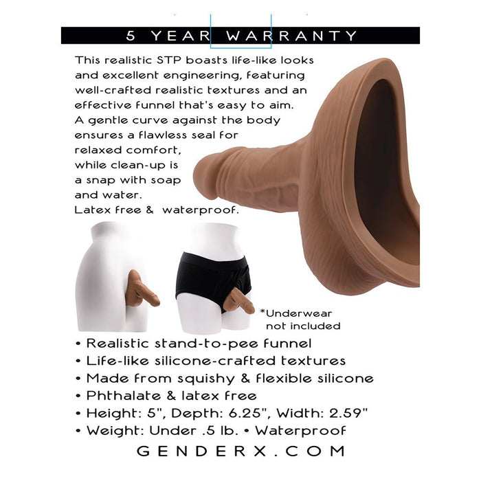 Gender X Stand To Pee Silicone Dark - SexToy.com