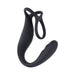 Gender X The Wrangler Rechargeable Silicone Vibrating C - ring With Remote Black - SexToy.com