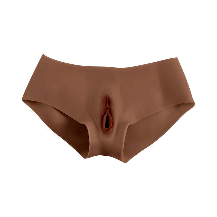 Gender X Vagina Panty Silicone Dark - SexToy.com