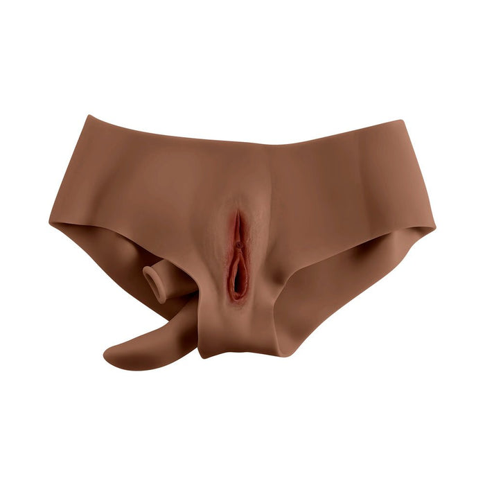 Gender X Vagina Panty Silicone Dark - SexToy.com