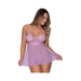 Girl Next Door Babydoll & Crotchless Panty Lilac S/M - SexToy.com