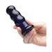 Glas 3.5 Rechargeable Remote Controlled Vibrating Beaded Buttplug - SexToy.com